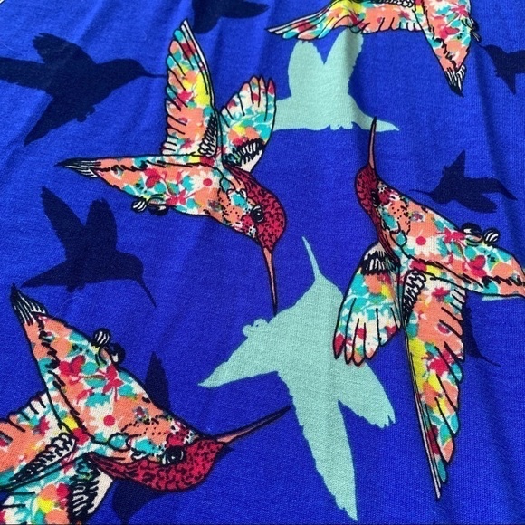 Lularoe 2XL hummingbird skirt - Picture 2 of 8